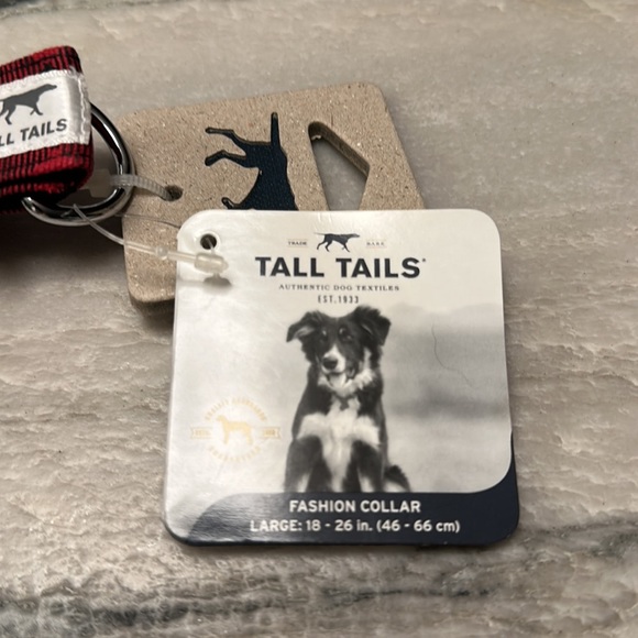 Buffalo plaid bow tie dog collar - new with tags - Picture 2 of 5